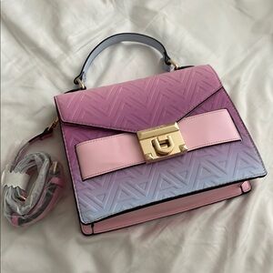 Aldo Pink and Purple Gradient Satchel